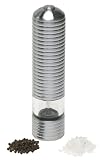 Kitchen Craft Chrome Electric/Manual Salt or Pepper Mill