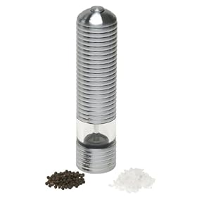 Kitchen Craft Chrome Electric/Manual Salt or Pepper Mill
