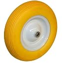 Tricam MH2425 Universal 16-Inch No Flat Wheelbarrow Tire, Yellow