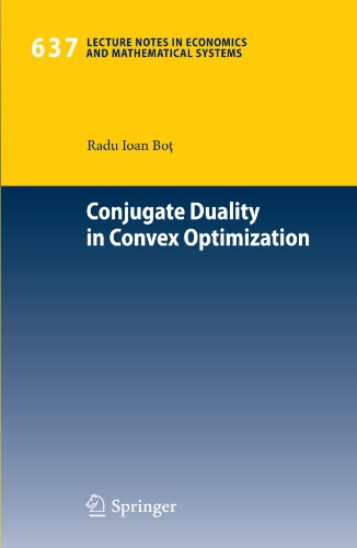 Conjugate Duality in Convex Optimization (Lecture Notes in Economics and Mathematical Systems)