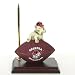 Georgia Bulldogs Mascot Football Clock/Pen