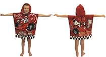 Character World Roary the Racecar No 1 Star Hooded Poncho