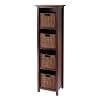 Winsome� Milan Tall Storage Shelf with Baskets