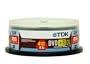 TDK Electronics DVD+R85ACB25 2.4x Compatible Double Layered DVD Media (25-Pack)