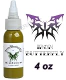 Iron Butterfly Tattoo Ink 4 OZ CAMO GREEN Pigment NEW