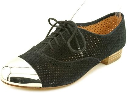 DV By Dolce Vita Flippa Womens Size 9.5 Black Suede Oxfords Shoes