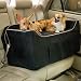 Large Micro Suede Deluxe Pet Car Seat - Black With Herringbone