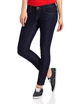 Hot Sale Volcom Juniors Sound Check Super Skinny Jean, Rinsed Indigo, 7