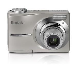 Kodak C1013 Digitalkamera (10 Megapixel, 3fach optischer Zoom, 2,4'' Farbdisplay) silber