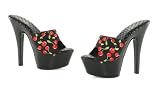 ES601-TAMRA 6 inch Heel Sandal Women's Size Shoe With Cherry Print