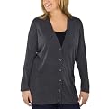 Mossimo&reg; Black Plus Ultra Soft Boyfriend Cardigan - Charcoal Heather