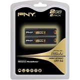 PNY 2GB Optima ProTM Attache USB Flash Drives Enhanced for ReadyBoostTM, 2/Pack