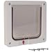 Ideal Pet Products 6.25-by-6.25-Inch Lockable Cat Flap with Telescoping Frame