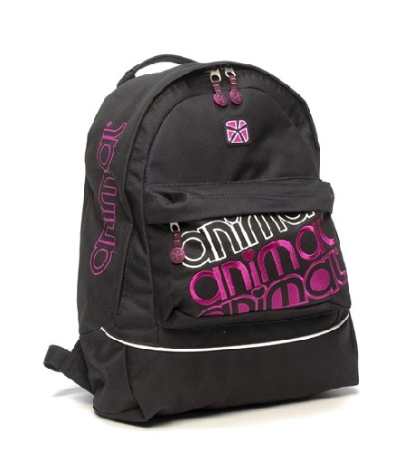 Animal Rucksack Backpack - Black Ruby
