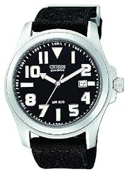 Citizen Men's BM6400-00E Eco-Drive Canvas Watch