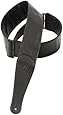 Levy's Leathers M7GG3-BLK Garment Leather Guitar Strap,Black