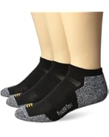 PowerSox Men's Powerlites No Show Sock Three Pack