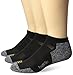PowerSox Men's 3-Pack Powerlites No Show Socks with Moisture Control