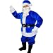Santa Suit White and Blue Plush Xlarge