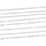 Sterling Silver Delicate Cable Chain 1.5mm-Bulk By The Foot