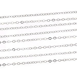 Sterling Silver Delicate Cable Chain 1.5mm-Bulk 