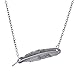 IBTS® Lureme Harry Potter Movie Jewelry Fashion Vintage Style Antique Alloy Feather Pendant Necklace