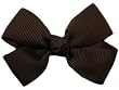 Posies Accessories Bitty Girls Brown Grosgrain Hair Bow