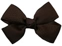 Posies Accessories Bitty Girls Brown Grosgrain Hair Bow