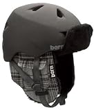 Bern Brentwood 09 Men's Snowboard Helmet - Matte Black w/ Plaid Hunter