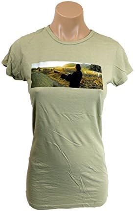 Jackson Browne Women's Cows Art Girls Jr Small Sage