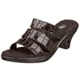 Walking Cradles Women's Marvel Sandal,Brown Croc Patent,8.5 M US