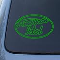 AMERICAN IDOL - Vinyl Car Decal Sticker #A1578 | Vinyl Color: Green