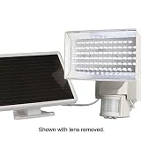 MAXSA Innovations Solar-Powered Motion-Activated 80 LED Security Floodlight