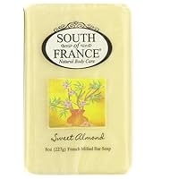 Natural French Milled Soap - Almond, 8.8 oz