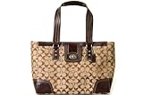 COACH OUTLET コーチアウトレット ハンプトンズ シグネチャー キャリーオール トートバッグ F13974 SKHMA