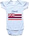HAWAII FLAG - Flag-Series - White, Blue or Pink Onesie / Baby T-shirt