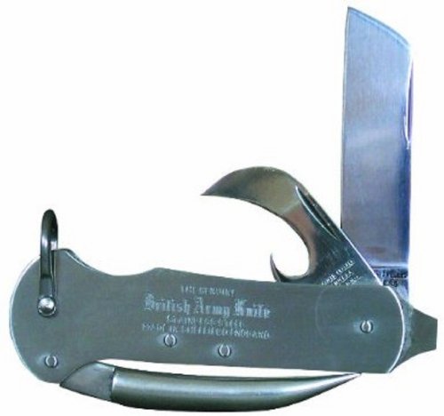 Fox British Issue Army Clasp Knife, Silver Fox British Issue Army Clasp Knife, Silver Hunting Knives