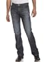 Monarchy Men's Skewed Flap Pocket Jean, Indigo, 34