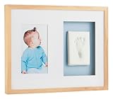 Pearhead Babyprints Keepsake Wall Frame, Natural