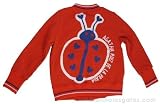 Agatha Ruiz de la Prada Clothing - Agatha Ruiz de la Prada Red Print Cotton Fleece Lined Jacket