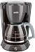 Petra KM 49.26 ComfortKaffeeAutomat, 10 Tassen, Aromawahl, Anti-Chlor-Filter Silbergrau