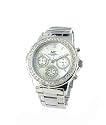 MC Damenarmbanduhr Chronograph Metallband 26398