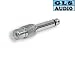 GLS Audio RCA Female to 1/4 TS Metal Adapter - 10 Pack