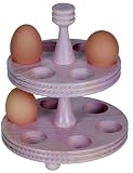 T&G 2-Tier Egg Rack with Pink Finish. Holds 12 eggs. d170x203mm  from T&G Woodware Limited