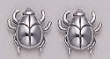 Small Beatle Earrings