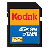 Kodak SD Card  512 MB KPSD512SCS (Retail Package)