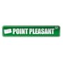 " POINT PLEASANT ST " STREET SIGN USA CITY PENNSYLVANIA