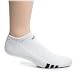 adidas Men's 3-Stripe No Show Sock, White, 10-13, 3-Pack