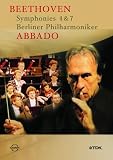 Beethoven: Symphonies No. 4 And No. 7 - Berliner Philharmoniker - Abbado [DVD] [2001]