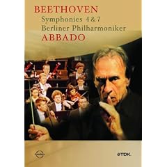 Beethoven: Symphonies No. 4 And No. 7 - Berliner Philharmoniker - Abbado [DVD] [2001]